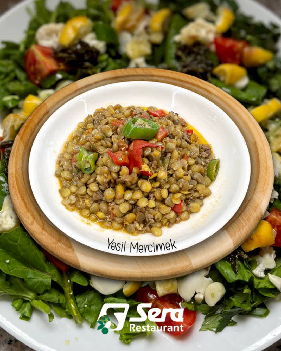 Kıymalı Yeşil Mercimek